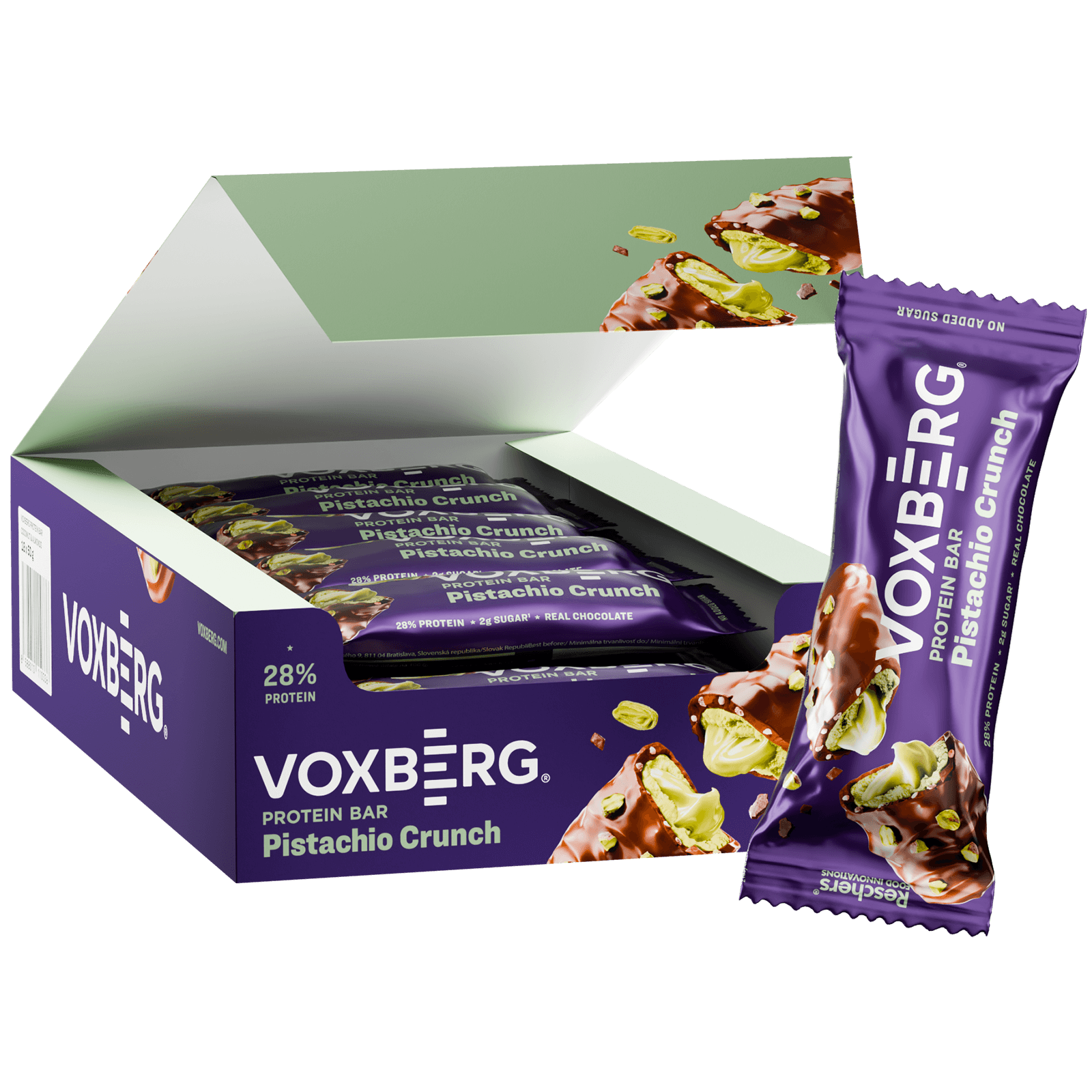 Protein Bar — Protein Bar 18x50g - Pistachio