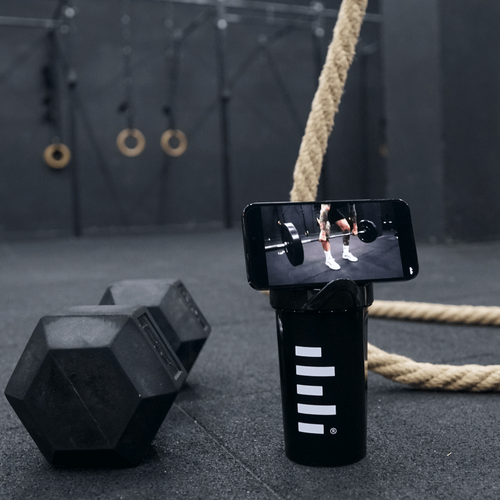 Built-in phone stand